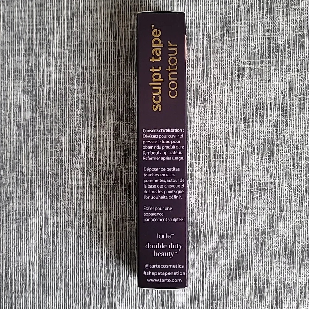 Tarte Sculpt Tape Contour Cool Bronze New In Box 12ml/ 0.4fl Oz